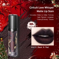 Love Whisper Matte Lip Gloss #G73 Black Red Innovative Matte To Shine Formula Smooth Velvety Texture
