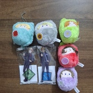 Collection of plushie cotton goods, Hetalia standee
