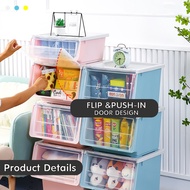 DR.STORAGE 28L/40L/60L Large Capacity Storage Box With Transparent Lid Stackable Toy Snack Storage C