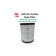 UV07 Air purifier filter Hepa filter Removes Smog(PM2.5) Bacteria Dust Odor Pollutants Pollen