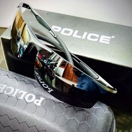 Recommended.. Police 1910 men's sunglasses, polarized lenses, UV 400 full sheet sunglasses