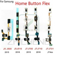 Home Button Flex cable with Earphone Jack Flex Reaplacement for Samsung Galaxy J3 J310 J320 J5 J500 