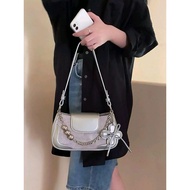 Women's Small Leather Sling Bag, Mini Underarm Bag, GGI 2424