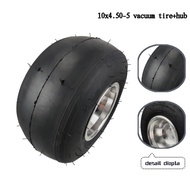 Go Kart 5 Inch Wheels Beach Car Accessories Drift Wheel 10X4.50-5 Kart Tire Highway Hub Front Wheels
