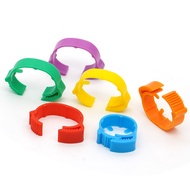 50/100Pcs Adjustable Chicken Foot Ring 2.0~2.4cm No Number Chicken Poultry Flexible Retractable Foot