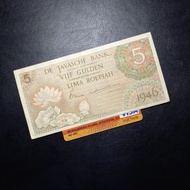 UANG KUNO UANG LAMA 5 Gulden federal oranye