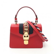 【日本直送】 GUCCI GUCCI Sylvie sherry line 手包 皮革 紅色 多色 兩用款