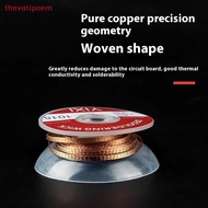 [thevatipoem] 1Pcs Soldering Wick Tin Lead Cord Flux 1-4mm 1.5/3M Desoldering Mesh Braid Tape Copper
