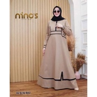 Viral gamis toyobo ninos 005/lis polos cantik terbaru terlaris/gamis