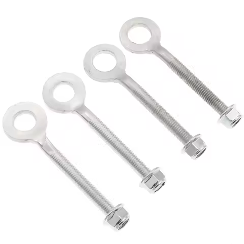 2Pcs M8 13mm /15mm Rear Wheel Axle Hole Chain Tensioner Adjuster for 110-250CC Bull ATV 4 Wheeler
