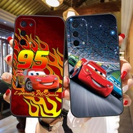 NO.95 Lightning McQueen Soft Black Silicon TPU Cell Phone Case For OPPO A96 RENO 10 8 7 6 5 4 6.6 X T Z F21 X2 Find X3 Pro Plus Zoom Lite 5G