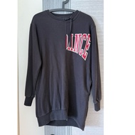 Hong Kong Trendy Brand IZZUE Black Unisex Cotton Long Sleeve Top
