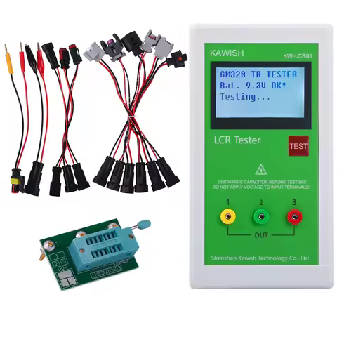 In-built Battery LCR01 TL-200 TR LCR ESR Resistance Capacitance Inductance Tester Diesel Common Rail