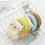 LACYES Sumikko Gurashi Plush Purse Gift Cute Wallet Hang Pendant Cat Bear Duck Corner Creatures Japanese Cartoon USB Cable Bag