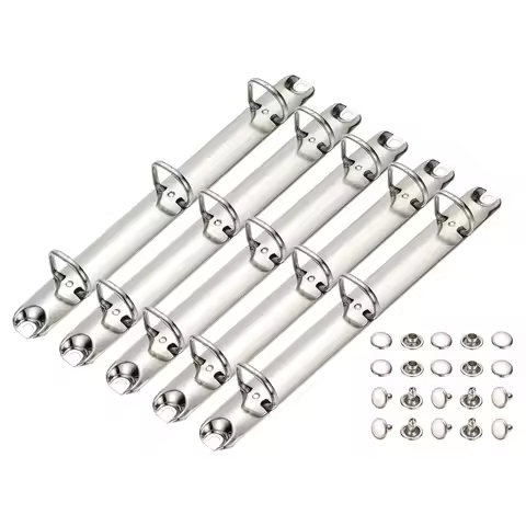 2/5Set A5 3Hole Ring Binder Mechanisms D Ring Replacement Binder Planner Loose Leaf Binding Spines f
