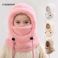 17JDZBISHOP Balaclava Hats, Warm Windproof One-piece Hat Scarf,  Plush Children's Hats