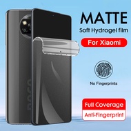 Xiaomi Mi 12 Pro + 11 12T 11T 10T 9T Poco F2 X3 GT X4 F3 F4 M5 M5S M3 M4 Pro C40 Redmi Note 12 12S Full Cover Soft Matte Hydrogel Film Screen Protector