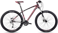 Fashionable Simplicity 27-Speed Mountain Bikes Men's Aluminum 27.5 Inch Hardtail Mountain Bike All Terrain Bicycle with Dual Disc Brake Adjustable Seat