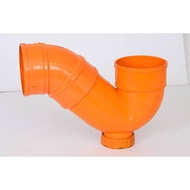 Thick Type PVC Orange Ptrap P-Trap P Trap 2" 3"
