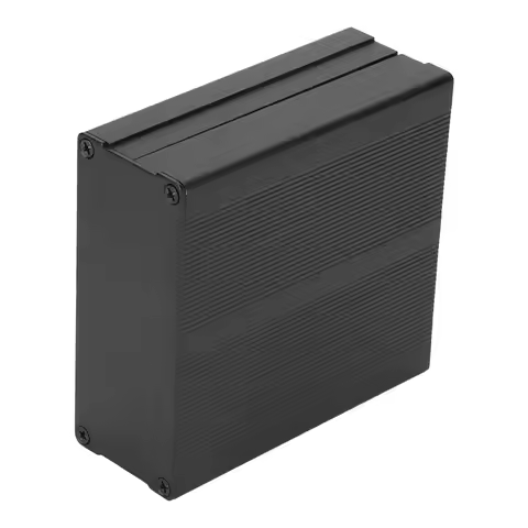 40*97*100mm Printed Circuit Board Instrument Box Matte Black Aluminum Electronic Project Case Enclos