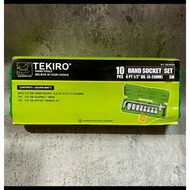 Tekiro 8-24mm socket wrench set, 6-sided plastic box