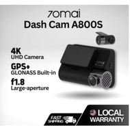 70mai Dashcam A800S + RC06 Dual Vision 140 FOV 4K Ultra HD Screen Dash Cam