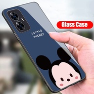 HP (GC 110) Realme C55 Glass Softcase - Case Realme C55hp - Realme C55 Beautiful Case - Realme C55 K