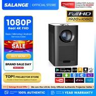 Salange S30MAX Android 10.0 Smart Projector, Mini Projector 1080P, 120 ANSI Portable Projector, Projector with WiFi and Bluetooth Remote Control, Support 4K Compatible with TV Stick, Laptop, iOS &amp; Android