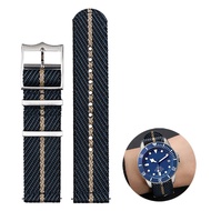 20mm 22mm Quick Release Nylon Military Strap for Tudor Men Women Woven Canvas Fabric Watch Band for Omega for Swatch Bracelet Accessories