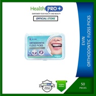 Evin ORTHODONTIC Floss Picks 50 Pieces