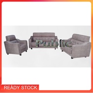 Harga Kilang High Class Velvet Sofa 1 Seater 2 Seater 3 Seater 1+2+3 Seater Sofa Baldu Brown