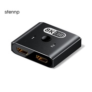 8K Bi-Directional -Compatible 2.0 Switch 2 in 1 Out HD 8K@60Hz -Compatible 2.0 Hub -Compatible Switc