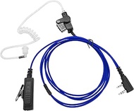 Pdflie 2 Pin K1 PTT Mic Earpiece Headset Compatible with Baofeng Kenwood Retivis Arcshell UV 5R BF-8