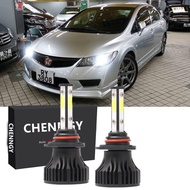 2 PC Bright 9006 HB4 ไฟหน้าหลอดไฟ LED 6000K สําหรับ Honda Civic FD 2005-2011