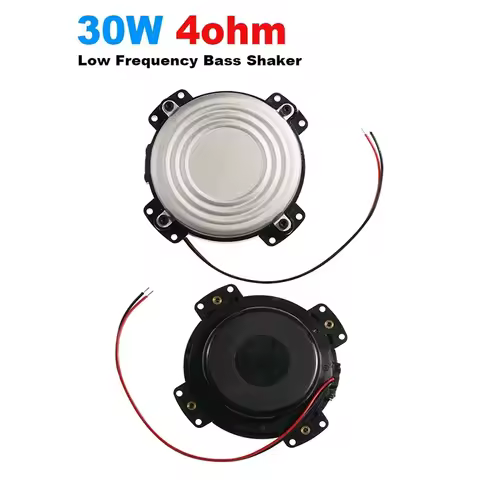 2pcs 30W 4/8ohm Vibro Speaker Low Frequency Bass Shaker Amplified Woofer for Car Seat Hifi System Ho