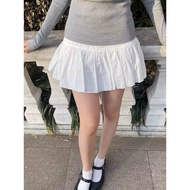 [HCM] Reina.studios BM WHITE SKIRT WITH OFF RISE STYLE Y2K SUMMER 2025