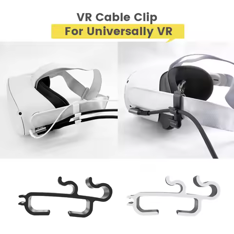 VR Cable Clamp Buckle Data Line Fixer Earphone Cord Clip for Oculus Quest 2 /Pico Neo 3 Link Standar