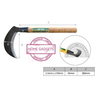 sabit rumput SAMLEE M2222，SAMLEE M2222 SICKLE D0901，除草镰刀