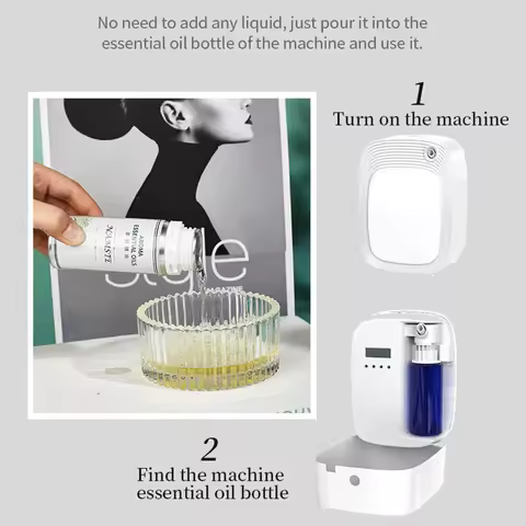 500ML NAMSTE Scented Oils Home Air Freshener Device Electric Aromatic Oasis Plant Extract Essential 