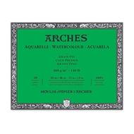 Arches(อาร์เช่) บล็อค ขนาด 28x36 หนา 300G ผิวกึ่งหยาบ (บรรจุ 20 แผ่น) A1711600