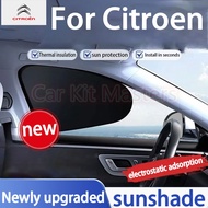 Citroen Car Sun visor Strong electrostatic adsorption sunshade curtain Side Window sun umbrella Suns