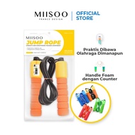 MIISOO Jump Rope Skiping Soft Handle with Counter / Tali Lompat skippi