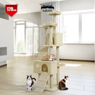 【RECOMMEND】Cat Tree Tower Cat House Deluxe with Slide 170cm