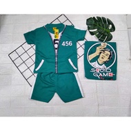Boy SQUID GAME Suit For 2-8 Years Old/Kids SQUID GAME Costume