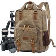 Suitable for Canon 80D 70D 6D 5D3 Anti-theft Canvas SLR Camera Bag Backpack Digital Camera Bag Backp