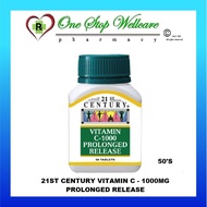 21ST CENTURY VITAMIN C 1000MG PROLONGED RELEASE 50'S (EXP:11/2025)