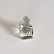 Crystal Corner 隅石丨印度鑽石綠底花型柱魚眼石265丨淨化丨療癒