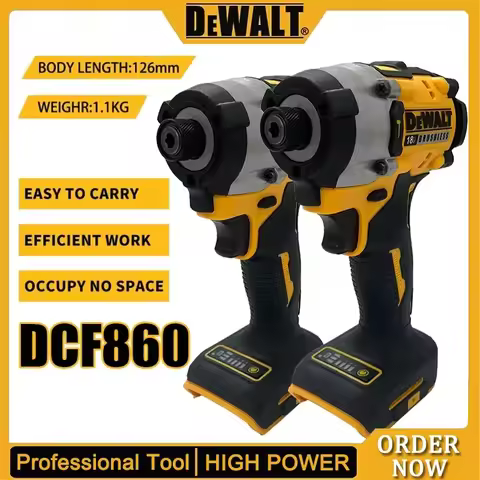 DEWALT DCF860 Cordless Compact Drill / Driver 20V Brushless Electric Drill Screwdriver Rechargeable