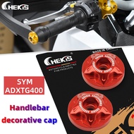 Chekis for SYM ADXTG400 ADXTG 400 Modified handlebar plug tail cover balance plug cap hand guard dec