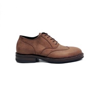 M&T - Men's Crazy Horse Leather Derby Camero Shoes - Goodyear Welt Norwegian